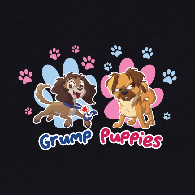 Game Grump Puppies by cafogartyart